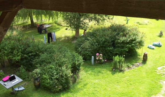 The farm garden of Une Table ronde vzw