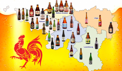 Wallonia Beer Map